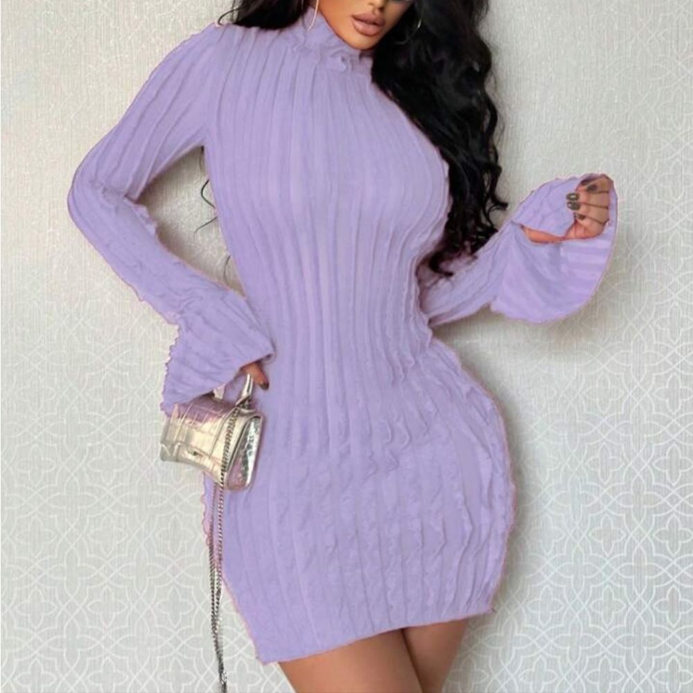 Beautiful mauve purple dress sz Xl